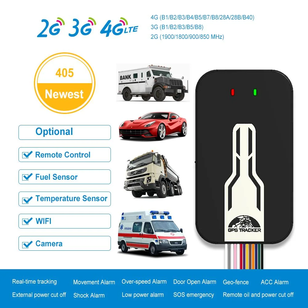 Coban 405 Auto Electronics 4G GPS Fleet Management Device Car Tracker Mini Global Real Time GSM/GPRS/GPS Tracking Device