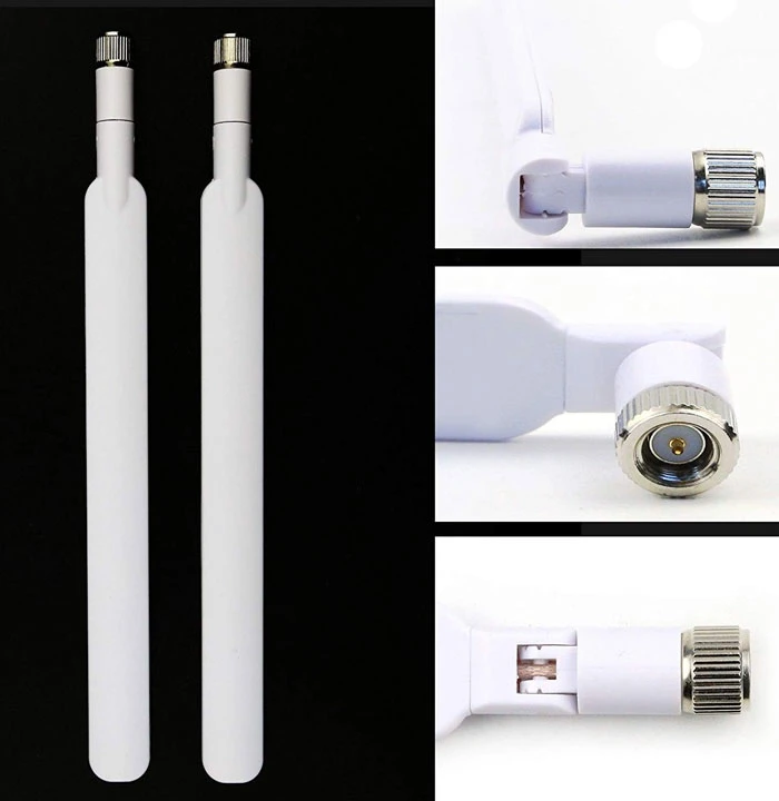 White 10dBi 4G LTE Antenna with External SMA Male Connector