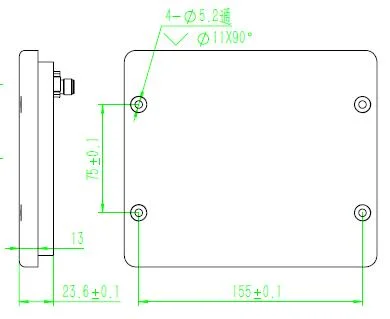 Four-Element B1/GPS Anti-Jamming Antenna for The Satellite Navigation Receiving Terminal