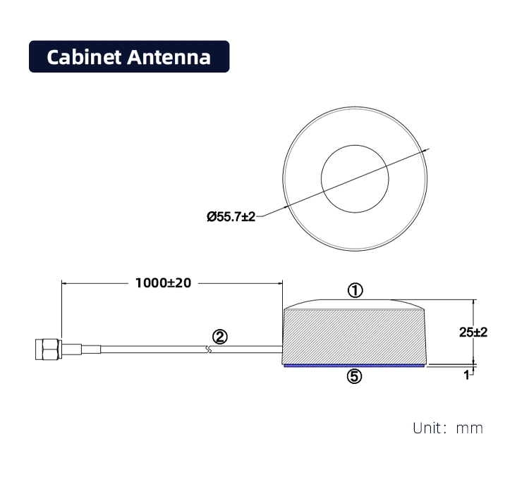 GPS Antenan for Car 1575.42 MHz 5dBi Cable Glonass External Antenna