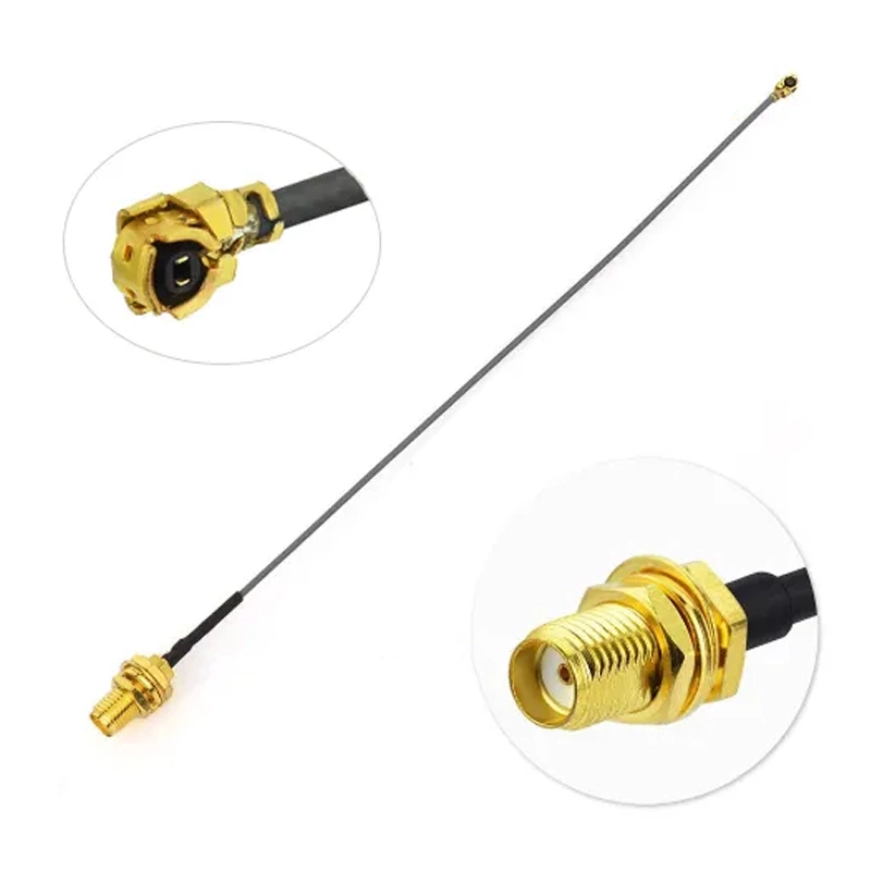 SMA Male/Female Hermetic Connector to Ipex Connector RF Antenna with 1.13black Cable