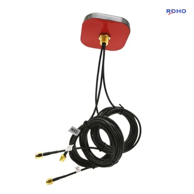 TNC hembra Jack 4 orificios de montaje PCB de la brida de conector coaxial RF