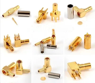 Componente electrónico BNC SMA SMB TNC MCX MMCX RF coaxial Conector