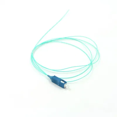 Parche de fibra óptica SC en forma de espiral con Cable Aqua