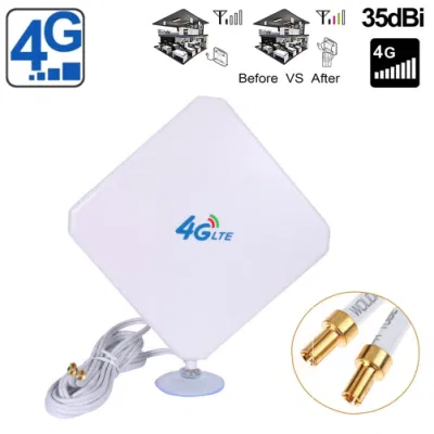 Antenas WiFi dual de alta ganancia de antena 4G 35dBi TS9 CRC9