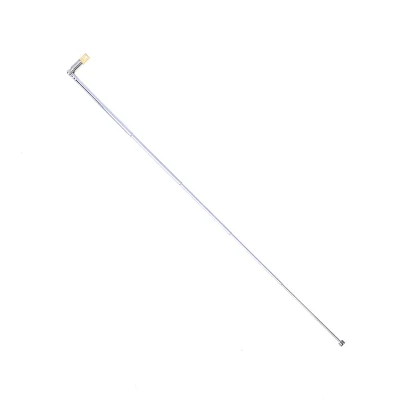 37cm 5 secciones de acero inoxidable telescópico de radio AM/FM Antena Universal Hot