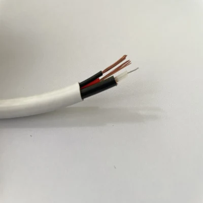 2V-RG58 3c cable coaxial 5c2V con cable de CCTV Siamese de potencia
