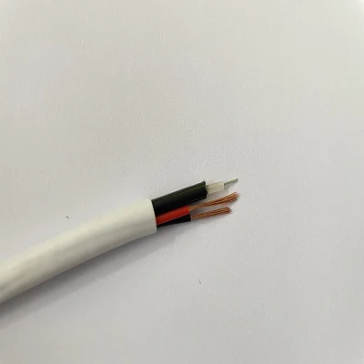 2V-RG58 3c cable coaxial 5c2V con cable de CCTV Siamese de potencia