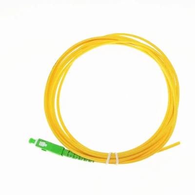Fibra óptica simple SC APC 9125 simple - extremo libre de fibra óptica - Chaqueta de PVC de 0,9 2,0 3,0 mm