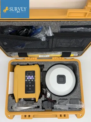 Sistema RTK GNSS de inspección de blancos altos con radio externa y controlador Ihand30 Hi-Target V98 GPS completo