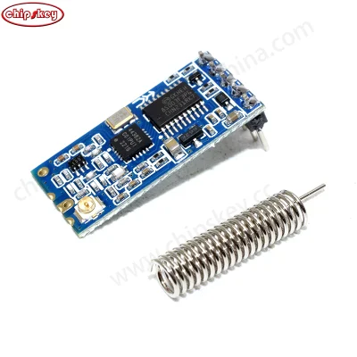 #11b170 HC-12 Si4463 1000m Microcontrolador inalámbrico serie 433 antena remota Para la función Bluetooth