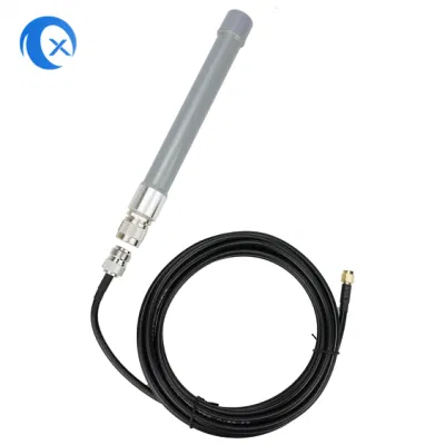 Antena de fibra de vidrio omnidireccional para exteriores 868 MHz compatible con SMA Sizorro