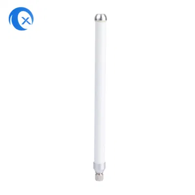 868 MHz Waterproof Lora de fibra de vidrio blanco Antena con conector SMA