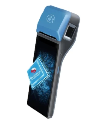 Terminal POS de mano con pantalla LCD de impresora térmica ultrafina de 6,0 pulgadas Con GPS en China