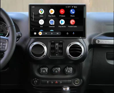 Android GPS para coche de navegación para Jeep Wranger, 2K IPS pantalla