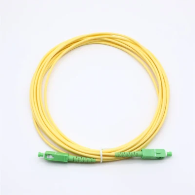 Fibra óptica simple SC APC 9125 simple - extremo libre de fibra óptica - Chaqueta de PVC de 0,9 2,0 3,0 mm