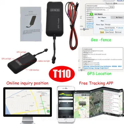 La calidad de Gestión de Flotas GPS GSM para vehículo Tracker seguimiento con alarma de detección de CAC T110