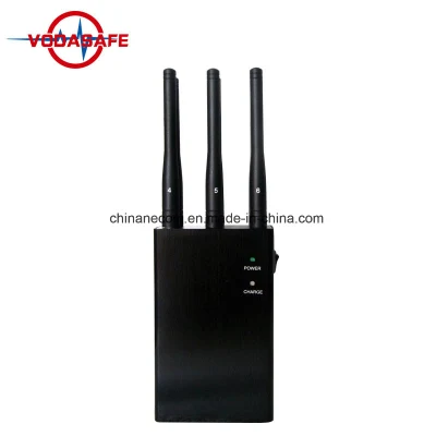 WiFi Bluetooth GPS Lojack Portátil Teléfono Tracker Blocker Seis Antenas Teléfono Señal Scrambler