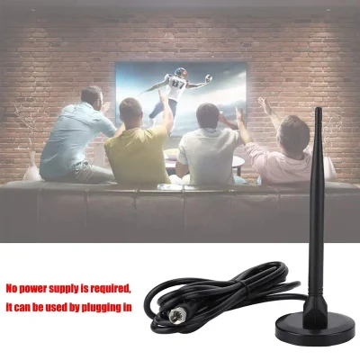 210*120*0,75mm antena digital para antena de TV de interior para coches al aire libre HDTV Con base magnética fuerte