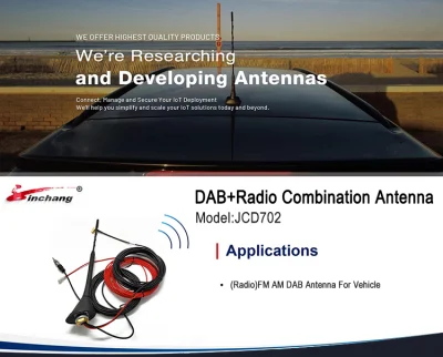 Una muestra gratis de vehículos de alta calidad confiable de antena AM/FM radio DAB