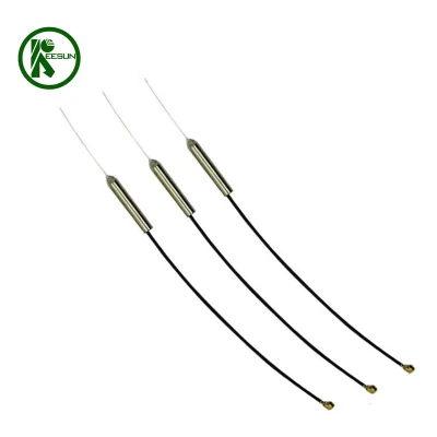 RF1,13 cable 2,4GHz WiFi Omni antena interna de tubo de cobre con antena de resorte de conector U. FL