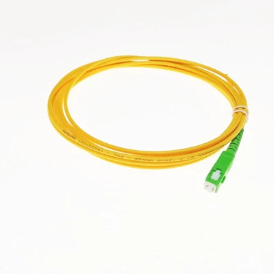 Fibra óptica simple SC APC 9125 simple - extremo libre de fibra óptica - Chaqueta de PVC de 0,9 2,0 3,0 mm