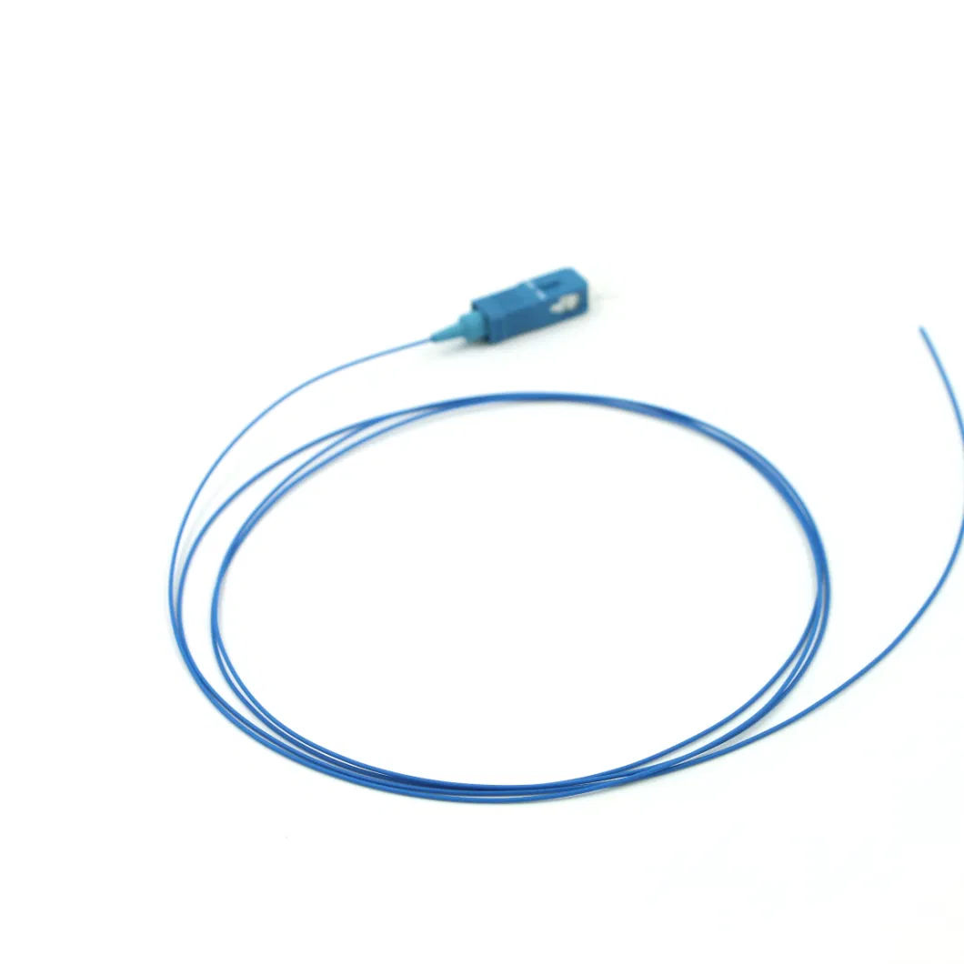 Sc Fiber Optic Patch Pigtail with Aqua Cable