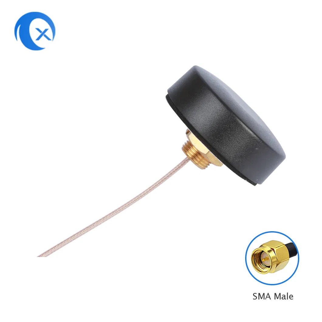 Wireless Solutions Low Profile Cellular M12 Screw Mount 3G 4G LTE Antenna