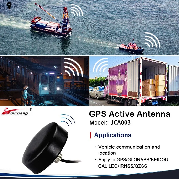 RoHS Compliant Manufacture Mini External GPS Active Antenna for Car