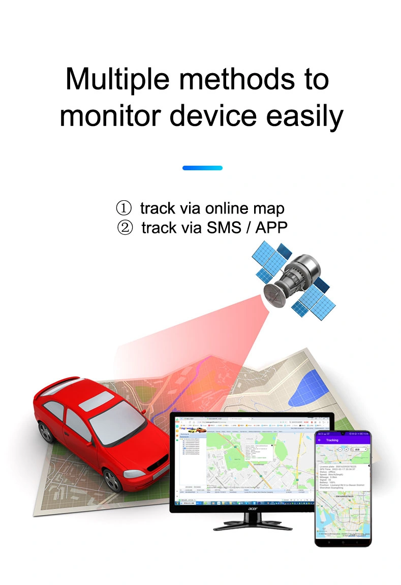 Mini GPS Location Anti-Theft Car GPS Tracker Historical Track Query Fleet Management GPS Location