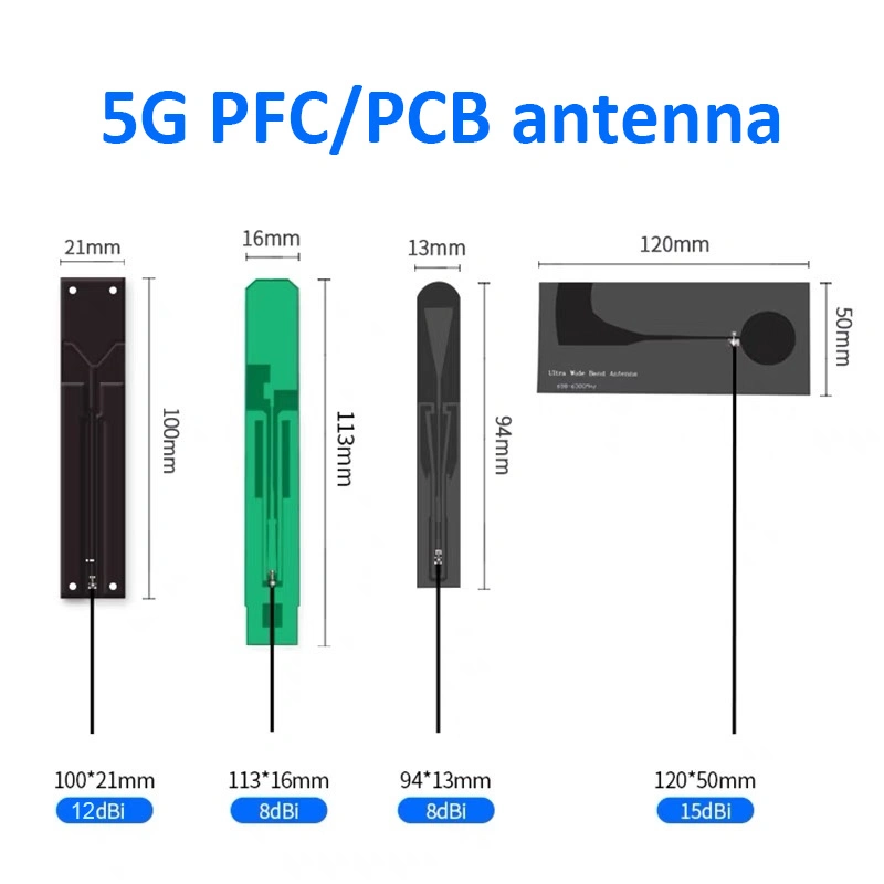 4G 3G GSM PCB Antenna 5dBi Gain Aerial Built in Ipx Connecter Adhesive Mounting for Radio