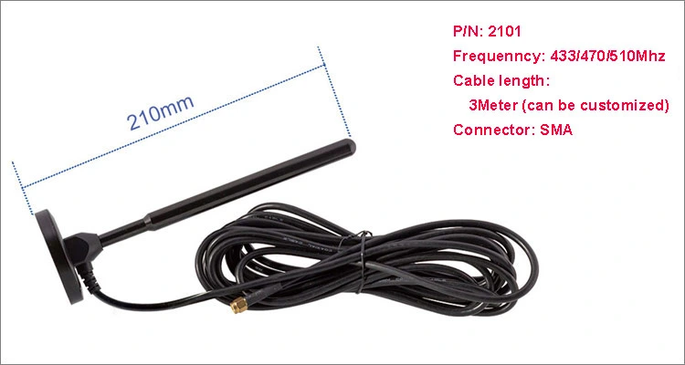 300mm Outdoor Waterproof 3 5dBi Stick Antenna 30cm Length SMA Male Connector GSM Sucker Antenna