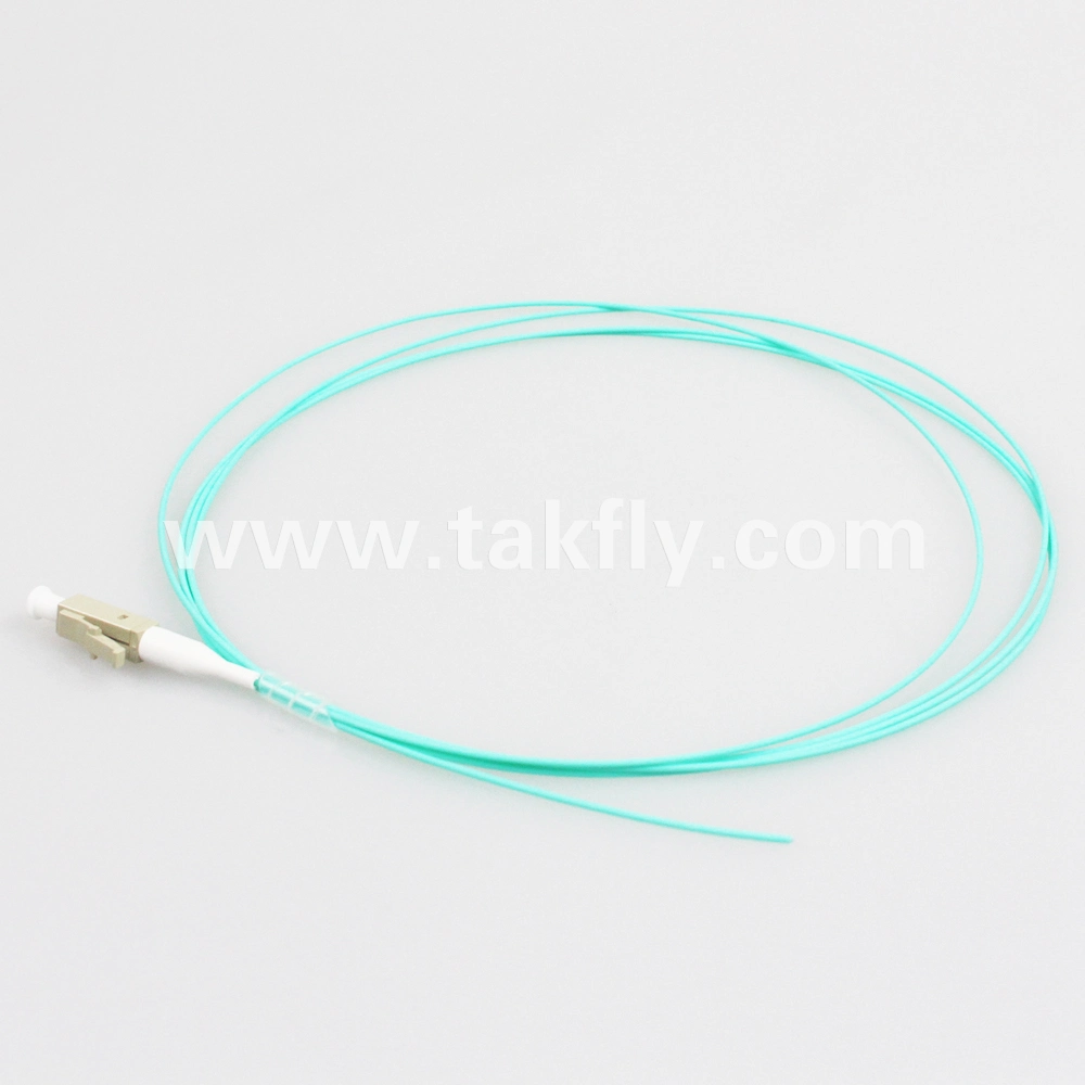 12 Fiber LC Om3 Colored Optic Fiber Pigtail