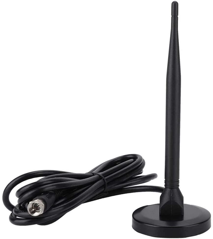 210*120*0.75mm Digital Antenna for HDTV Indoor Outdoor Car TV Antenna with Strong Magnetic Base