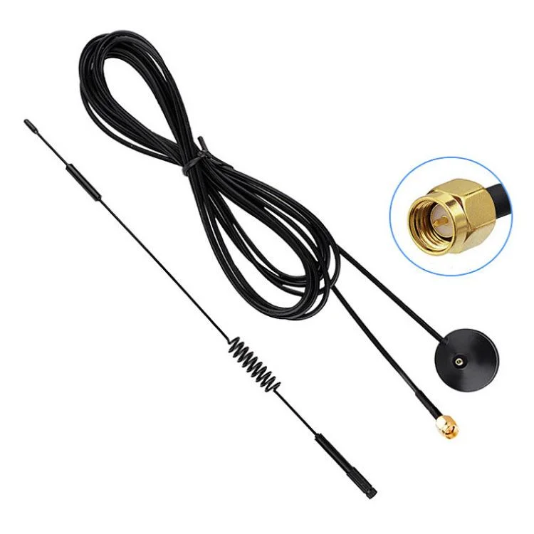 Rg174 1.5m Professional Communication Magnetic Base Suction Cup Radio Antenna