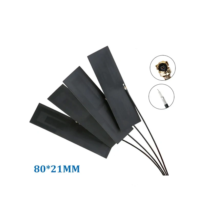 80X21mm FPC Built in Circuit Board Antenna GSM 2g 3G LTE 4G FPC Antenna with RF1.13 Wire Ipex Connector