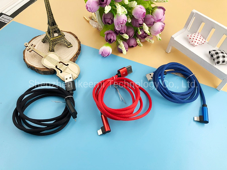 Wholesale Fashion Single Curved Interface 2.0A Fast Charging Data Cable for Lightning/Micro/Type-C