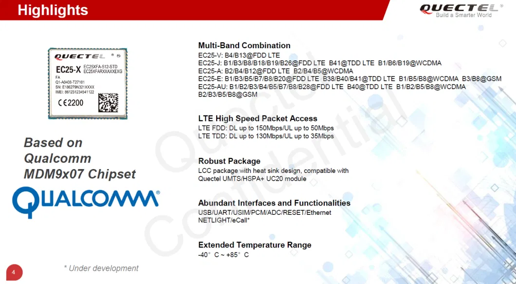 4G Volte Fixed Wireless Terminals for Japan by Ec25-J