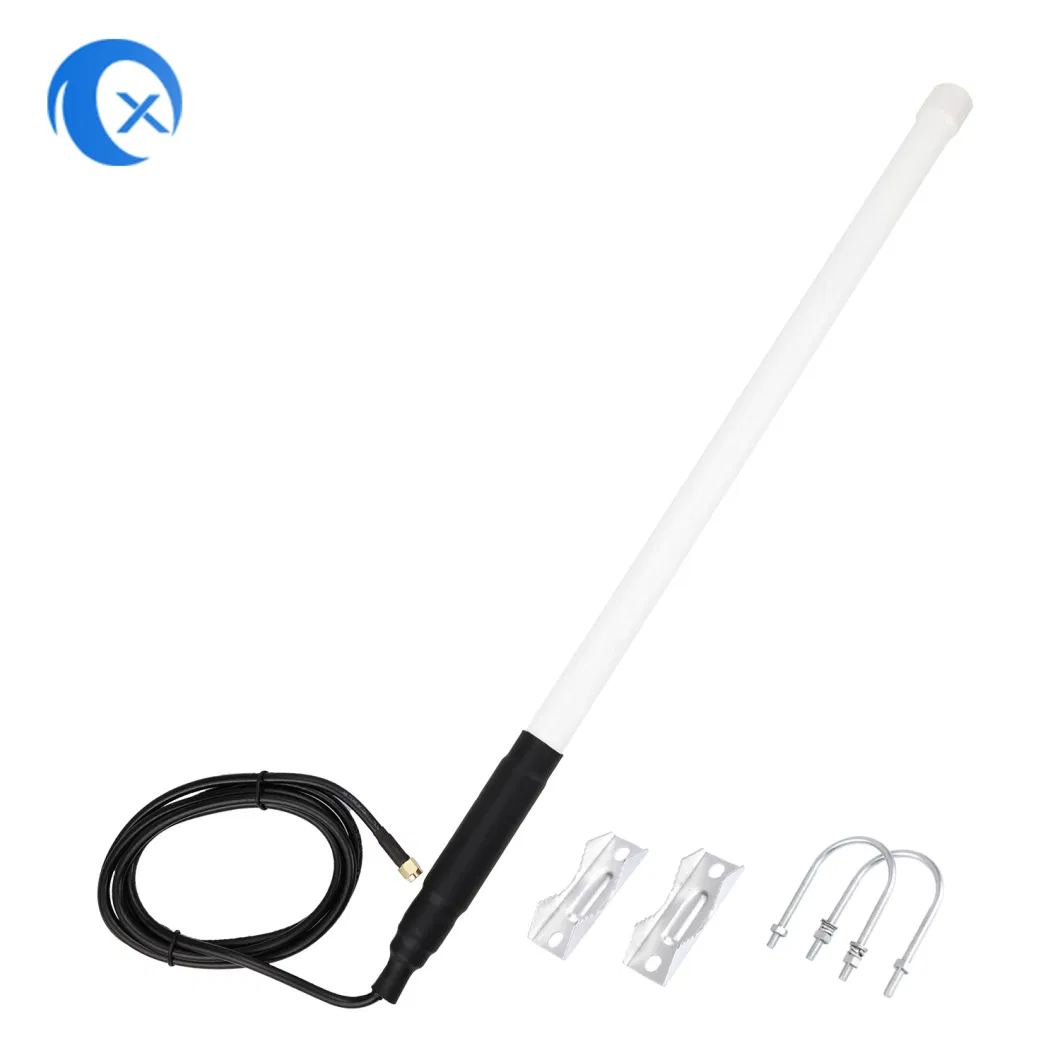 Outdoor 868/915 MHz Waterproof Lora Fiberglass Antenna 500mm 5dBi for Helium Hotspot Miner Iot Gateway Antenna