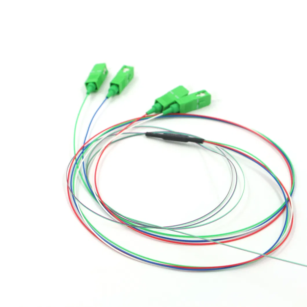 Sc Fiber Optic Patch Pigtail with Aqua Cable