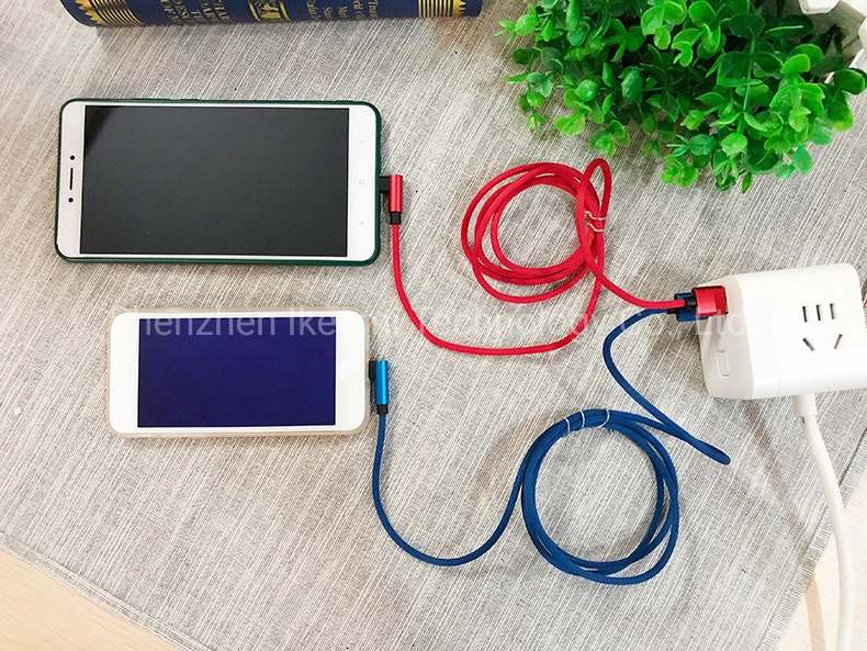 Wholesale Fashion Single Curved Interface 2.0A Fast Charging Data Cable for Lightning/Micro/Type-C