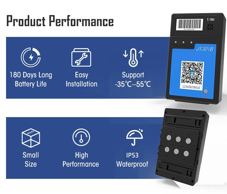 Jointech Asset Tracking for Cold Chain Container with Temperature Sensor GPS Tracker