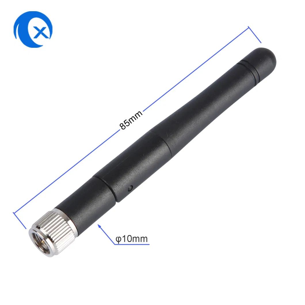 Dual Band 2.4G/5.8g WiFi Foldable Rubber Antenna with RP SMA Male