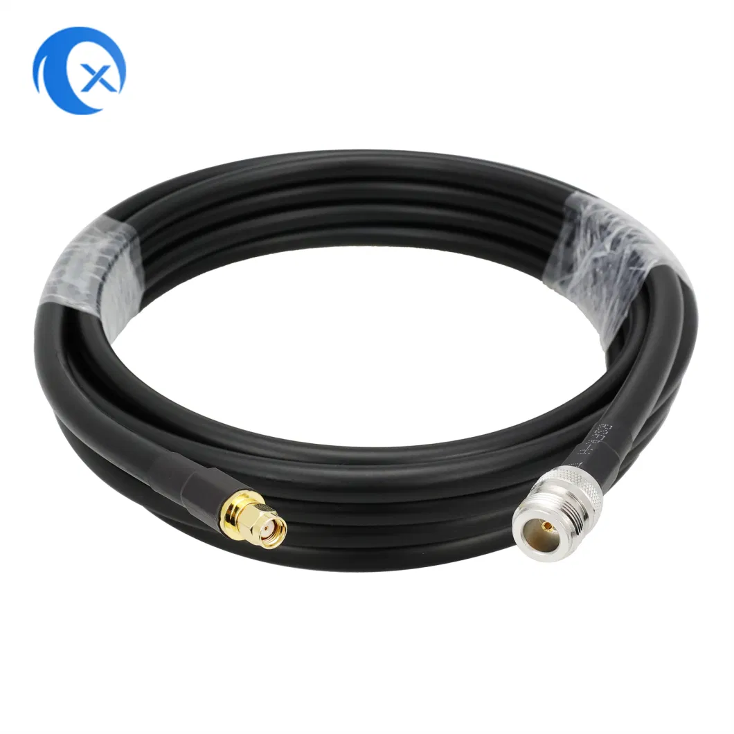 Lora Antenna Cable N Female to RP-SMA SMA Male LMR400 Low Loss Extension Coaxial Cable for Lora WiFi 4G LTE Lorawan Gateway