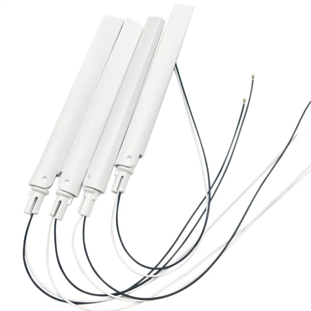 170mm External White 2.4G&5g Dual-Frequency WiFi Antenna