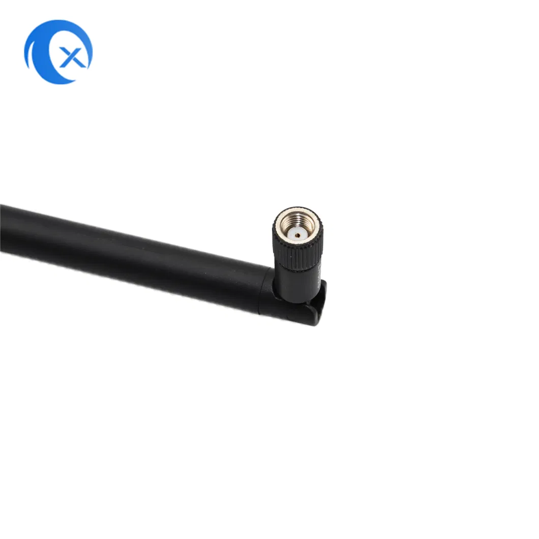 Customized 2.4G WiFi Antenna External Connector Rubber Antenna with RP-SMA