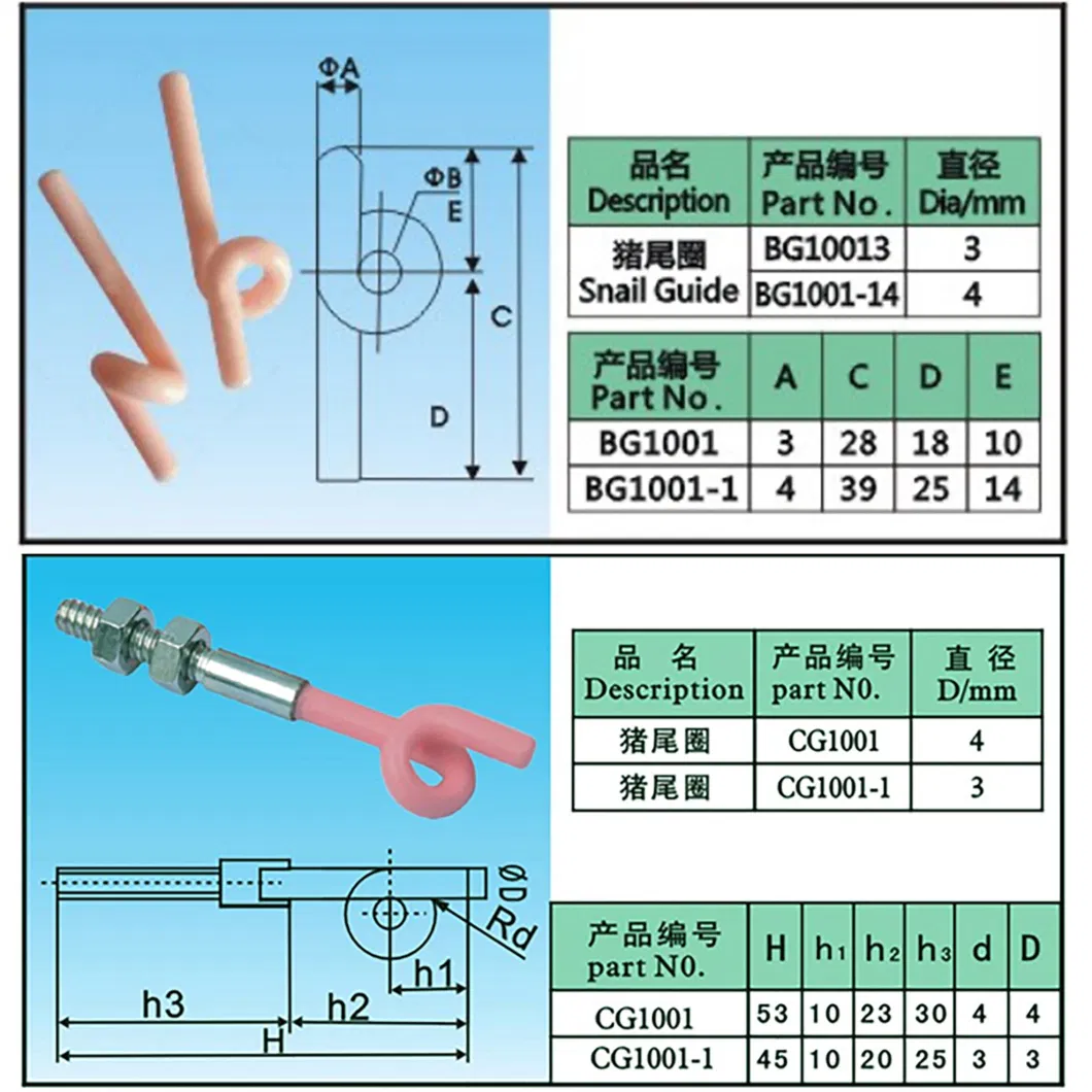 Bobbin Winder Weaving Machine Silk Machine Pigtail Wire Guide