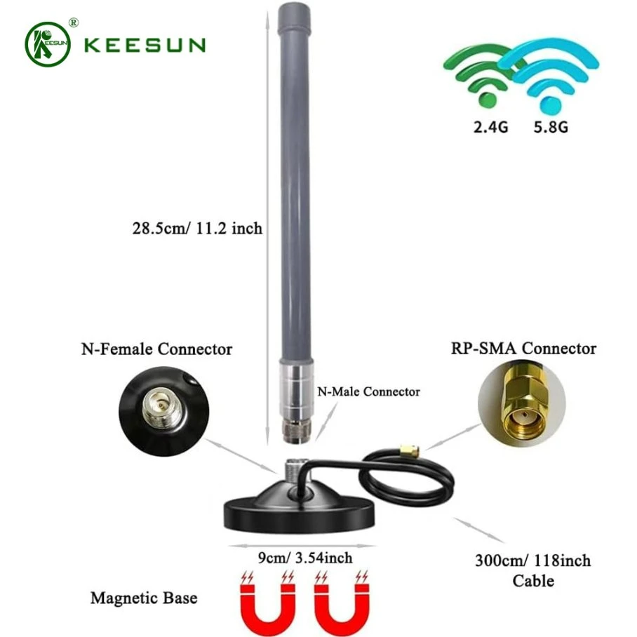 4G 5g Satellite Dish WiFi6e Omni UHF Long Range Directional FRP Antenna for Base Station