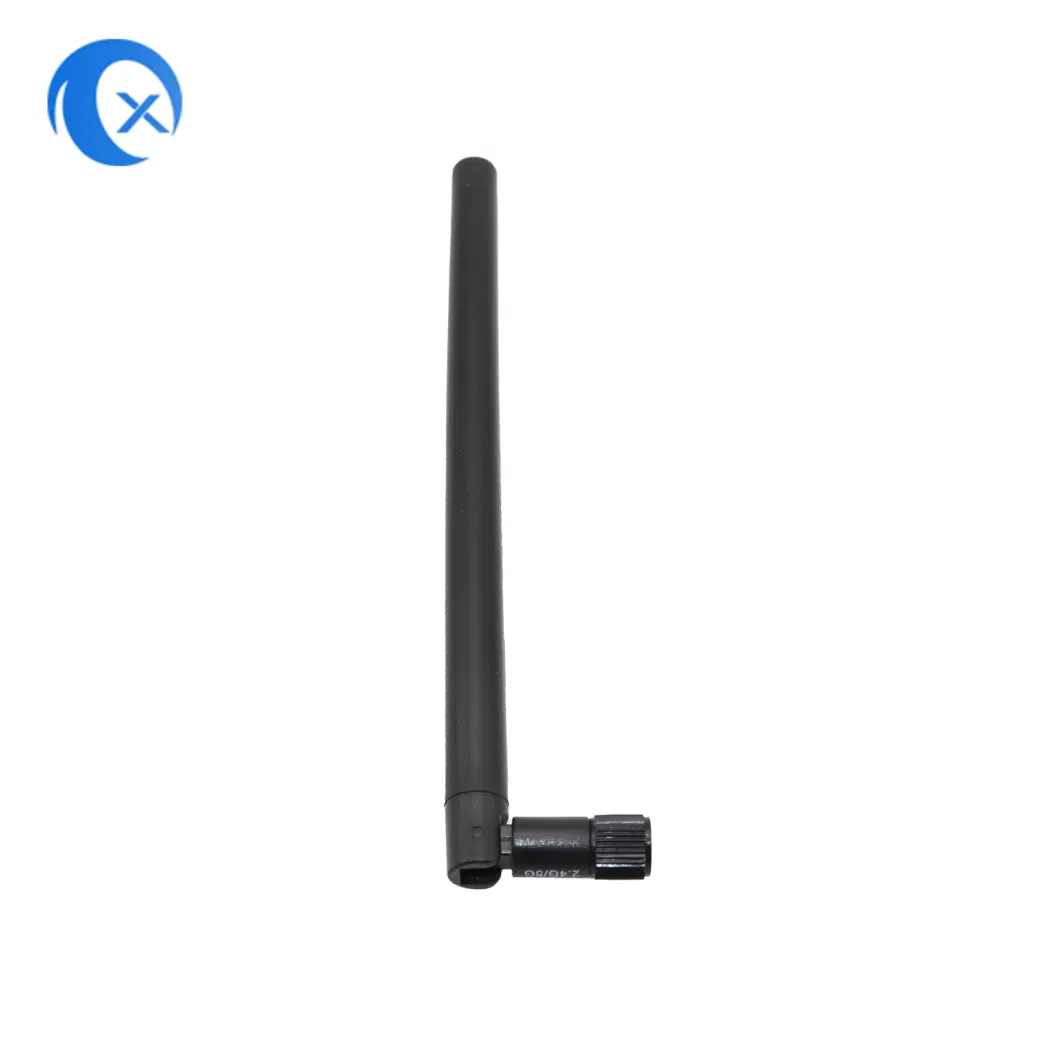 Customized 2.4G WiFi Antenna External Connector Rubber Antenna with RP-SMA