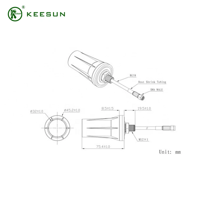 Small Size 3 in 1 GPS GSM WiFi Combo Antenna Waterproof Roof Screw Mount Combined GPS GSM 3G WiFi Car Aerial